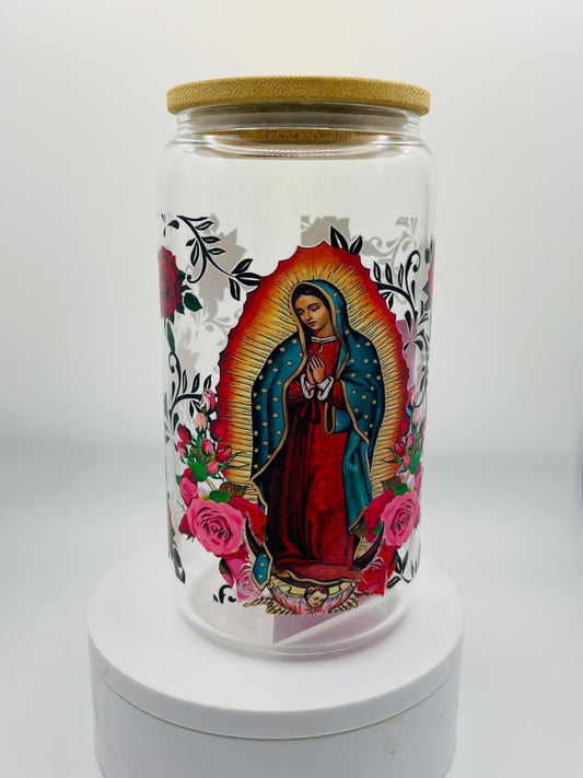 Our Lady Glass Cup
