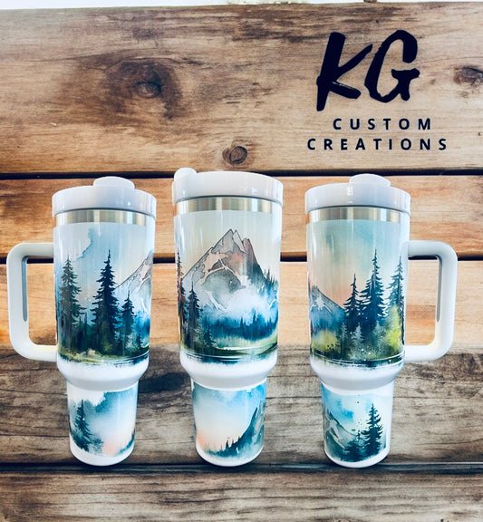 Lost in Mountains 40oz Tumbler