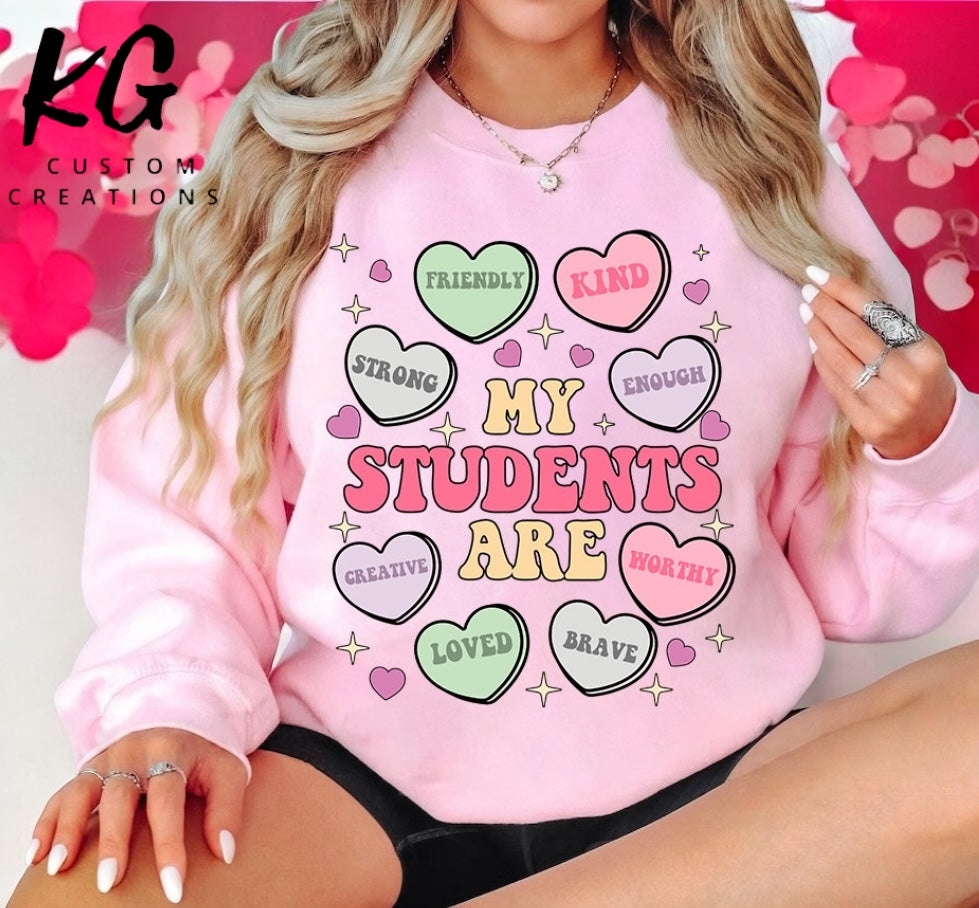 My students  Valentines Sweater/tshirt