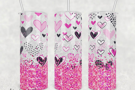 Hearts Tumbler