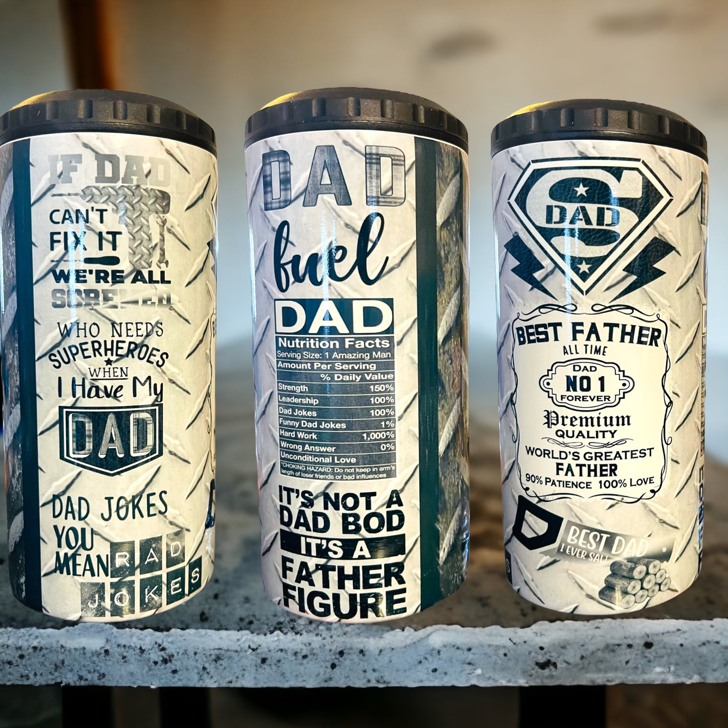 Dad 4in1 Can cooler – KG Creations Tx