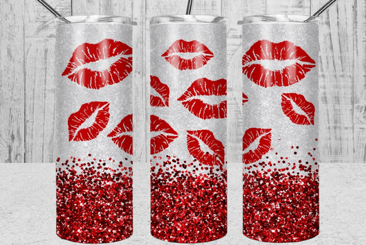 Red Lips Tumbler